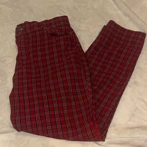 Red Plaid Pants - Classic Tartan Style
